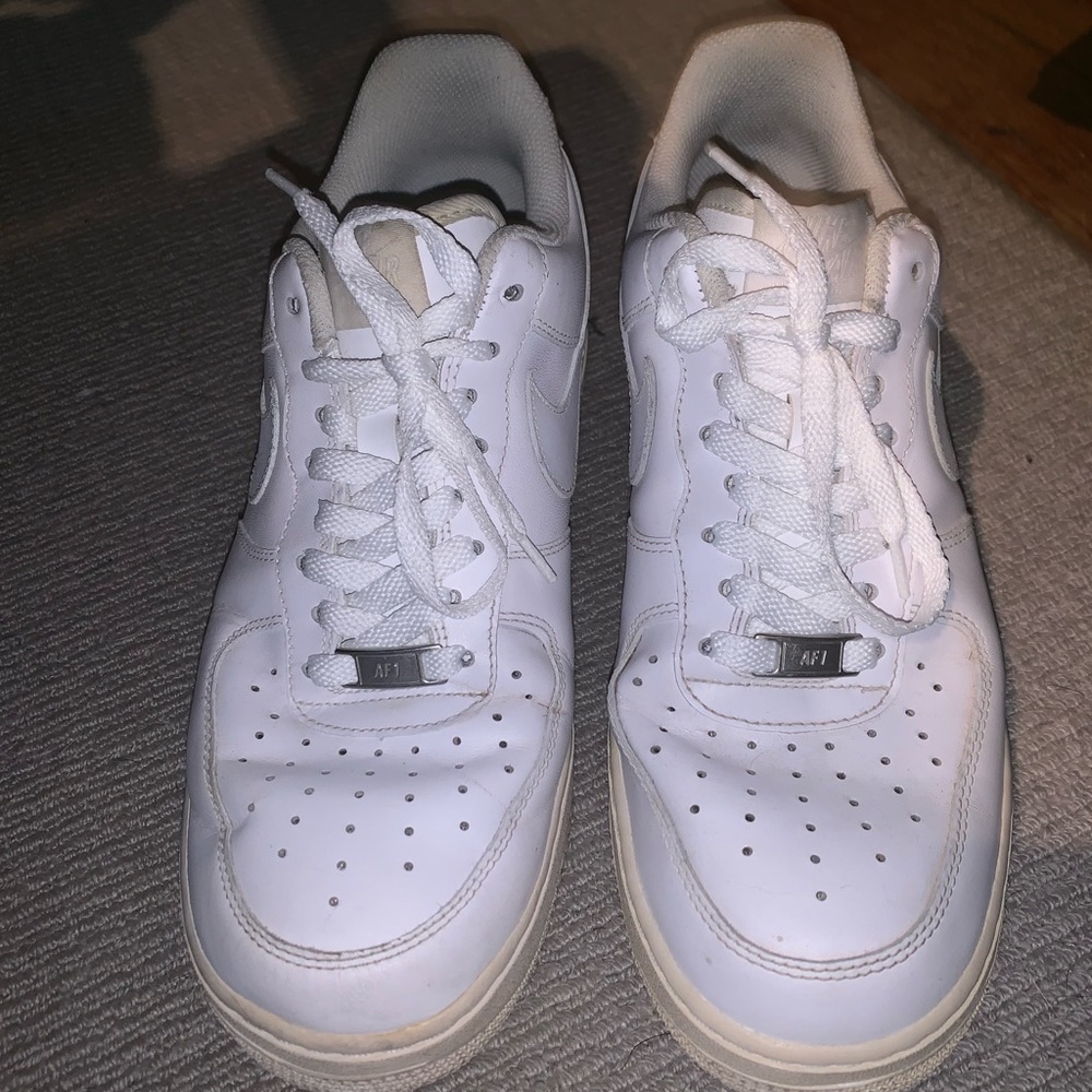 All White Nike Air Force 1